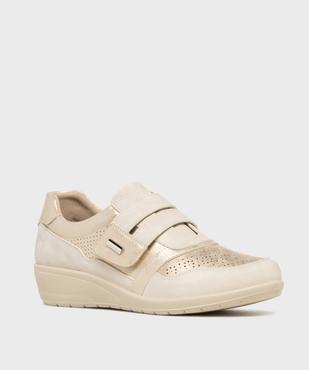 Derbies confort look sport à bride scratch femme vue2 - G'FLEX - GEMO