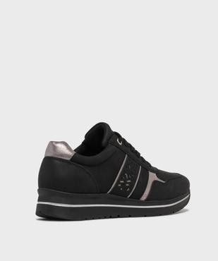 Baskets à lacets avec talon compensé femme - Valentina Baldano vue4 - VALENTINA BALDA - GEMO