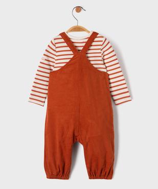 Ensemble 2 pièces salopette et body bébé garçon - LuluCastagnette vue4 - LULUCASTAGNETTE - GEMO