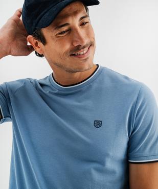 Tee-shirt col rond uni homme - Kensington vue2 - KENSINGTON - GEMO