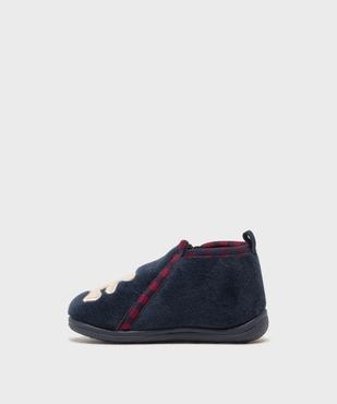Chaussons montants zippés en velours bébé garçon - LuluCastagnette vue3 - LULUCASTAGNETTE - GEMO