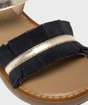 Sandales en cuir brillant avec large bride fantaisie fille - Lovely Wings vue6 - LOVELY WINGS GEMO FOR GOOD - GEMO