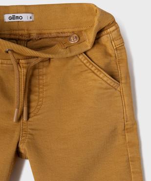 Bermuda en coton stretch facile à enfiler garçon vue2 - GEMO (ENFANT) - GEMO
