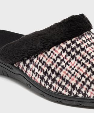 Chaussons mules dessus velours et fourrure imitation femme vue6 - G'FLEX GEMO FOR GOOD - GEMO