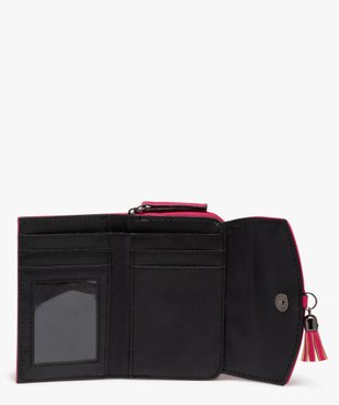 Portefeuille compact avec pampille femme vue3 - GEMO (ACCESS) - GEMO