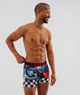 Boxer en microfibre avec motif voiture homme - Freegun vue1 - FREEGUN - GEMO