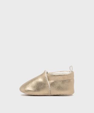 Chaussures de naissance métallisées bébé fille - Little Love vue3 - LITTLE LOVE - GEMO