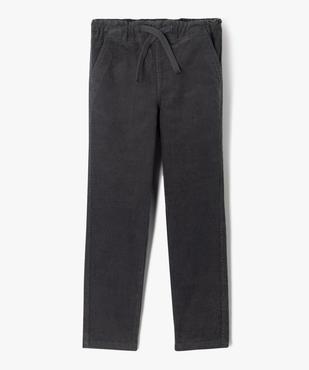 Pantalon velours côtelé droit garçon vue1 - GEMO (ENFANT) - GEMO