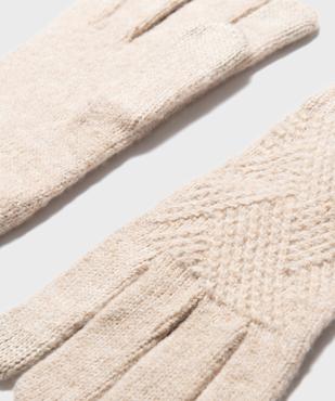 Gants en maille fantaisie femme vue2 - GEMO (ACCESS) - GEMO