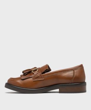 Mocassins avec bride métallique et patte mexicaine femme - Follow Me vue3 - FOLLOW ME - GEMO