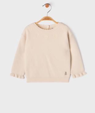 Pull moelleux, doux et extensible bébé fille - LuluCastagnette vue1 - LULUCASTAGNETTE - GEMO