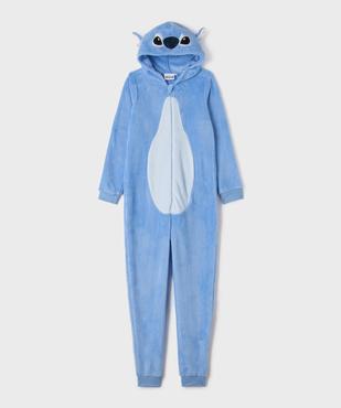 Combinaison pyjama en maille peluche fille - Stitch vue4 - LILO & STITCH - GEMO