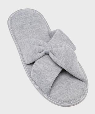 Mules d’intérieur ouvertes à brides croisées femme vue5 - GEMO(HOMWR FEM) - GEMO