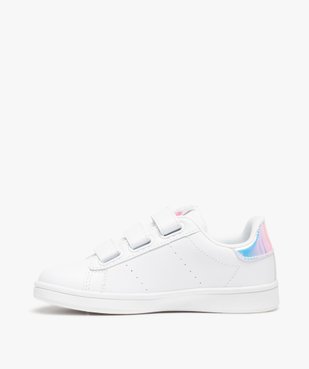 Baskets fille unies à scratchs et détails irisés - Slazenger vue3 - SLAZENGER - GEMO