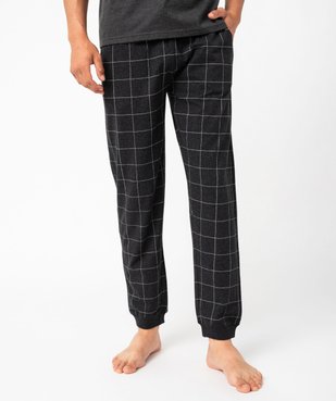 Pantalon de pyjama en jersey à taille élastique homme vue2 - GEMO(HOMWR HOM) - GEMO