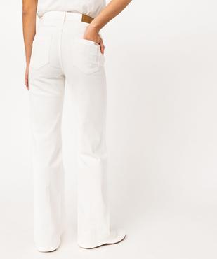 Jean flare avec braguette boutonnée femme - LuluCastagnette vue3 - LULU CASTAGNETT - GEMO
