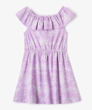 Robe fille tie-and-dye avec col volanté vue3 - GEMO (ENFANT) - GEMO