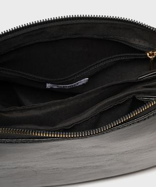 Sac bandoulière à trois soufflets devant verni femme vue3 - GEMO (ACCESS) - GEMO
