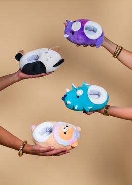 Chaussons en volume fantaisie en forme d'animal femme - Squishmallows vue6 - SQUISHMALLOWS - GEMO