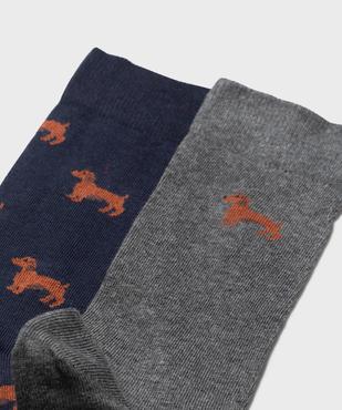 Coffret chaussettes en coton homme vue3 - GEMO(HOMWR HOM) - GEMO