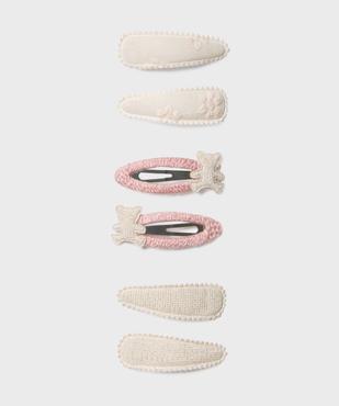 Pince à clipser en tissu fille (lot de 6) - LuluCastagnette vue1 - LULU CASTAGNETT - GEMO