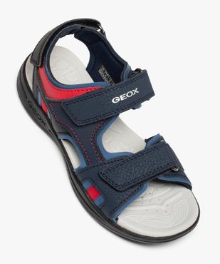 Sandales garçon sport à brides scratch - Geox vue5 - GEOX - GEMO