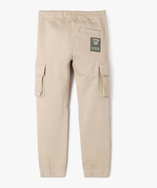 Pantalon cargo en coton stretch garçon - Camps United vue4 - CAMPS - GEMO