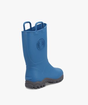 Bottes de pluie garçon dessus uni avec anses - Boatilus vue4 - BOATILUS - GEMO