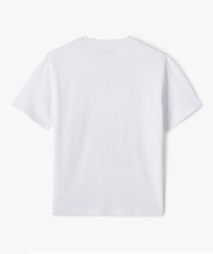 Tee-shirt à manches courtes en coton avec inscription skate garçon vue4 - GEMO (JUNIOR) - GEMO
