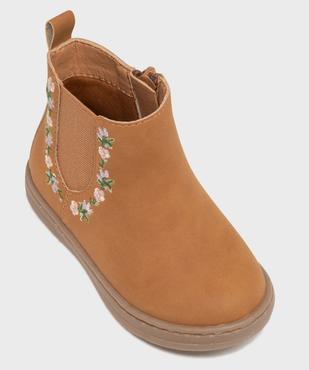 Bottines avec élastiques et broderies fleuries bébé fille - Lovely Wings vue5 - LOVELY WINGS - GEMO