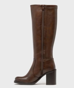 Bottes à talon avec bout rond femme - Follow Me vue3 - FOLLOW ME - GEMO