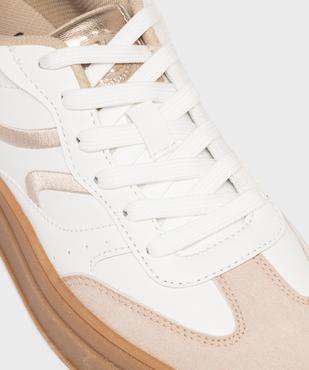 Baskets à plateforme avec touches métallisées femme - Camps United vue6 - CAMPS - GEMO