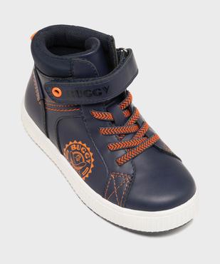 Boots look sport avec lacets élastiques et scratch garçon - Buggy Shoes vue5 - BUGGY - GEMO