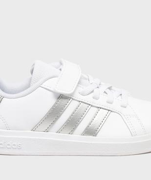 Baskets basses à scratch Grand Court 2.0 fille - Adidas vue10 - ADIDAS - GEMO