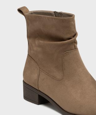Bottines à talon avec tige souple femme - Valentina Baldano vue6 - VALENTINA BALDANO GEMO FORGOOD - GEMO