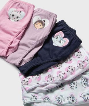 Culotte en coton imprimé fille - Gabby et la Maison magique (lot de 5) vue2 - GABBY - GEMO