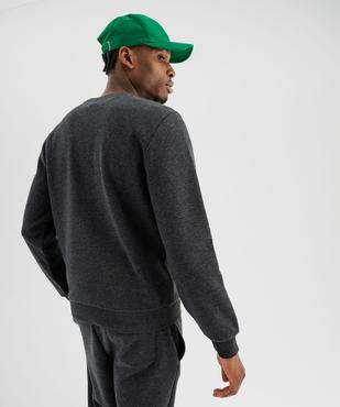 Sweat en molleton doux chiné homme vue3 - GEMO 4G HOMME - GEMO