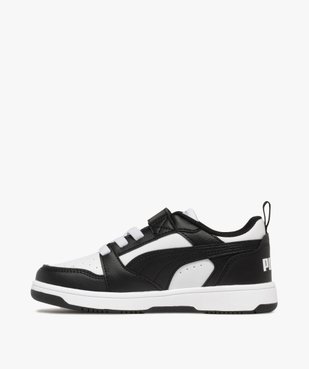 Baskets garçon avec scratch et lacets élastiques Rebound V6 - Puma vue3 - PUMA - GEMO