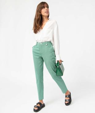 Chemise femme à manches longues en viscose texturée vue5 - GEMO(FEMME PAP) - GEMO