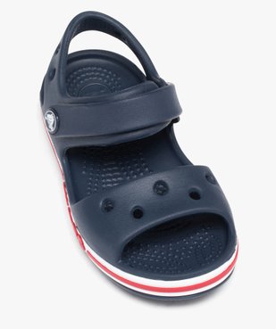 Sandales garçon souples pour la plage avec bande à scratch - Crocs vue5 - CROCS - GEMO