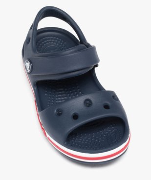 Sandales garçon souples pour la plage avec bande à scratch  - Crocs vue5 - CROCS - GEMO