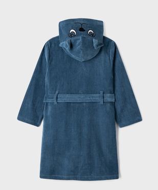 Robe de chambre à capuche motif chien garçon vue4 - GEMO 4G GARCON - GEMO