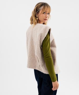 Gilet sans manches coupe oversize femme vue3 - GEMO(FEMME PAP) - GEMO
