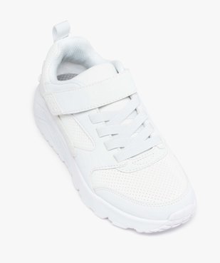 Baskets garçon unies à lacets et scratch - Skechers vue5 - SKECHERS - GEMO