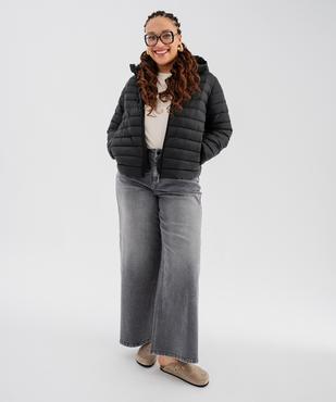 Doudoune légère à capuche femme grande taille vue4 - GEMO 4G GT - GEMO