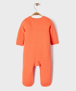 Pyjama dors-bien ouverture devant avec motif crabe bébé vue4 - GEMO 4G BEBE - GEMO