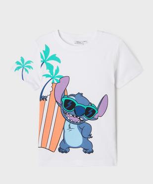 Tee-shirt manches courtes à motif Stitch garçon - Disney vue1 - LILO & STITCH - GEMO