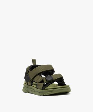 Sandales à scratch ultra légères garçon vue2 - BUGGY - GEMO