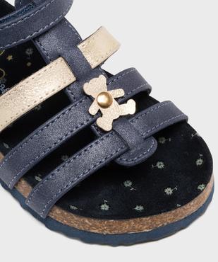 Sandales à brides irisées fille - LuluCastagnette vue6 - LULU CASTAGNETT - GEMO