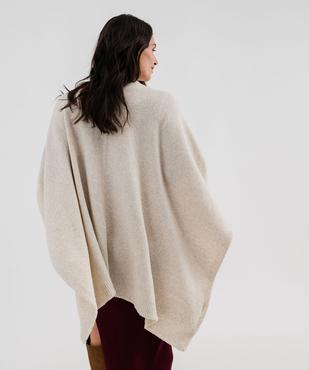 Gilet poncho uni femme vue3 - GEMO (ACCESS) - GEMO